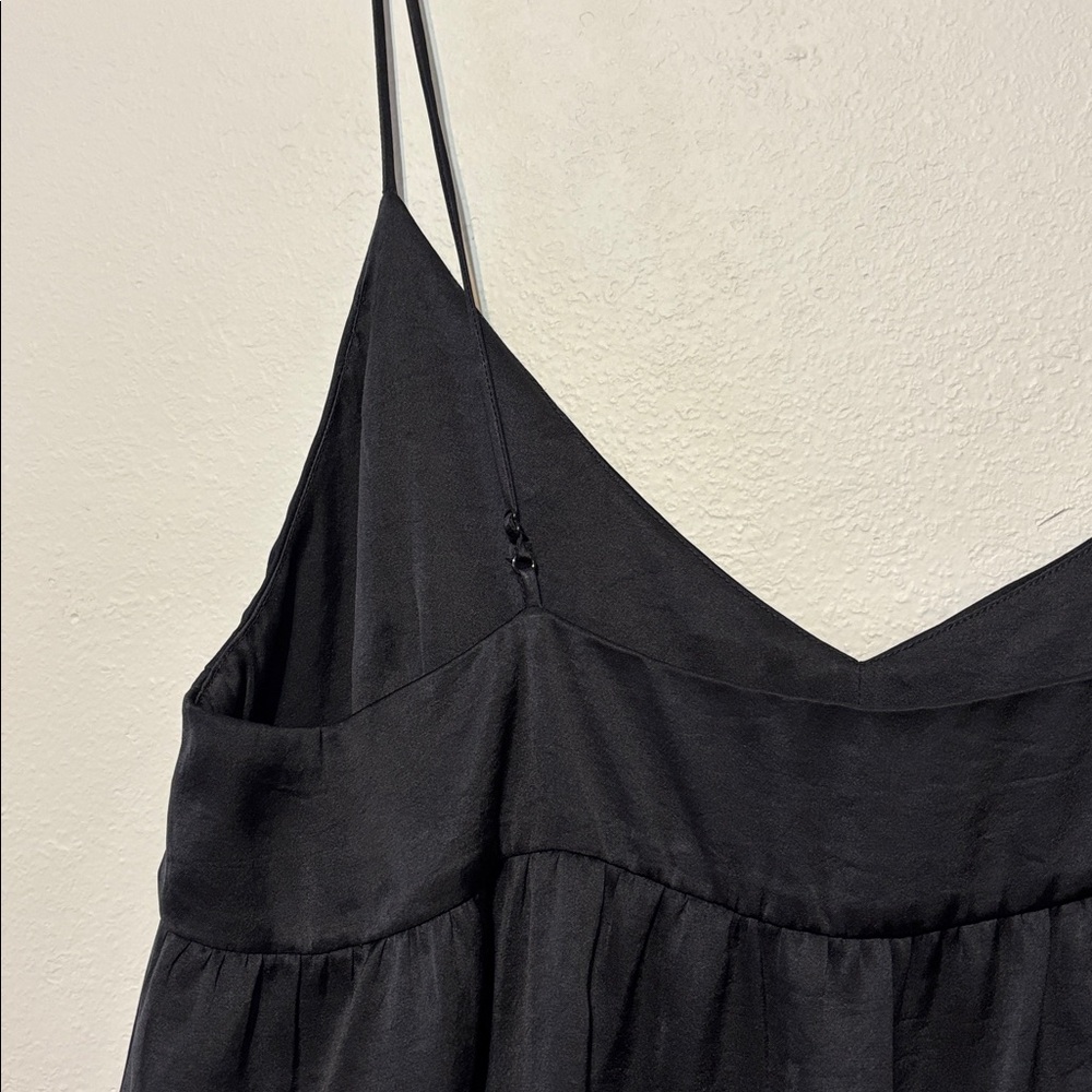 Aritzia Wilfred Lover Black Satin Mini Dress - Picture 9 of 9